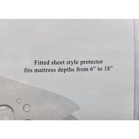 Linenspa Premium Twin Mattress Protector Waterproof Dust Mite Allergen Protect - Picture 11 of 14
